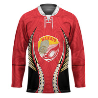 Waikato 2026 Rugby Custom Hockey Jersey NZ Maori Silver Fern