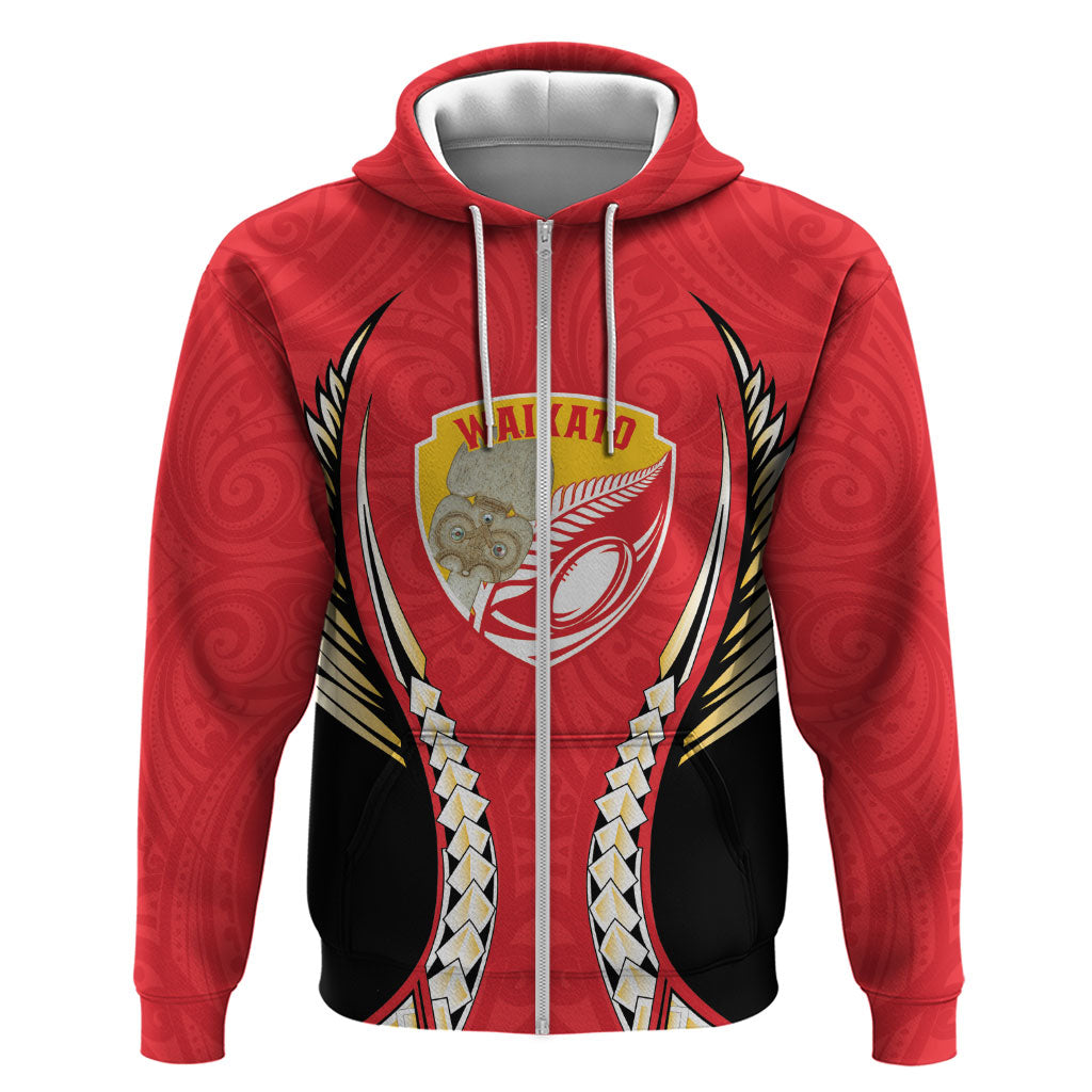 Waikato 2026 Rugby Custom Hoodie NZ Maori Silver Fern