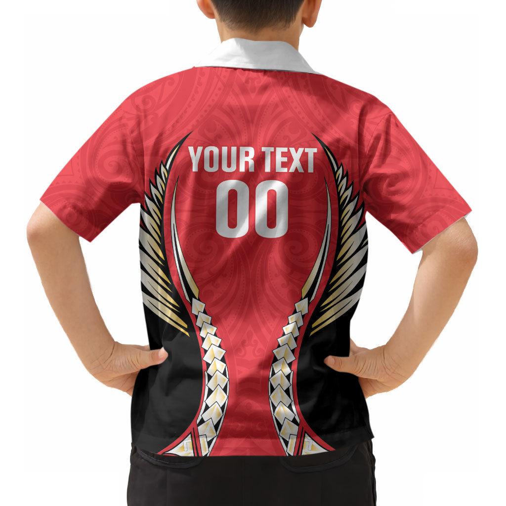 Waikato 2026 Rugby Custom Kid Hawaiian Shirt NZ Maori Silver Fern LT14 - Polynesian Pride