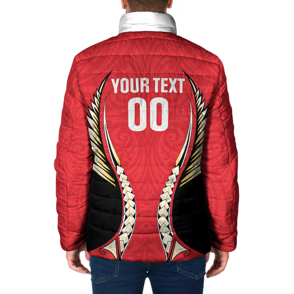 Waikato 2026 Rugby Custom Padded Jacket NZ Maori Silver Fern
