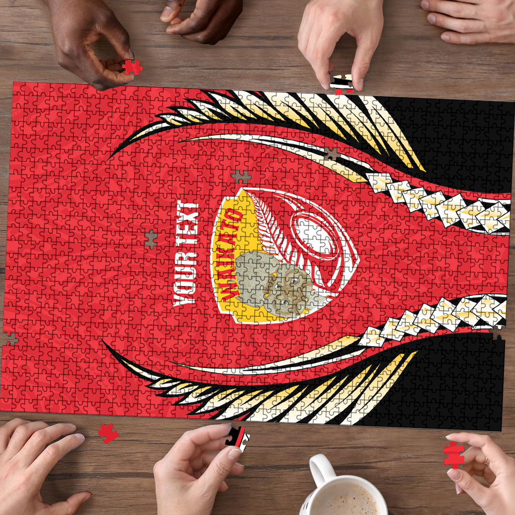 Waikato 2026 Rugby Custom Puzzle NZ Maori Silver Fern