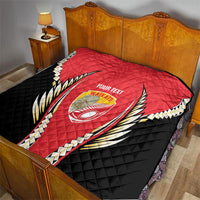 Waikato 2026 Rugby Custom Quilt NZ Maori Silver Fern