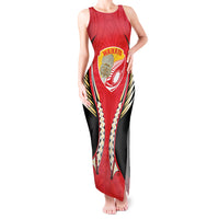 Waikato 2026 Rugby Custom Tank Maxi Dress NZ Maori Silver Fern