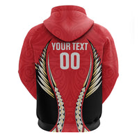 Waikato 2026 Rugby Custom Zip Hoodie NZ Maori Silver Fern