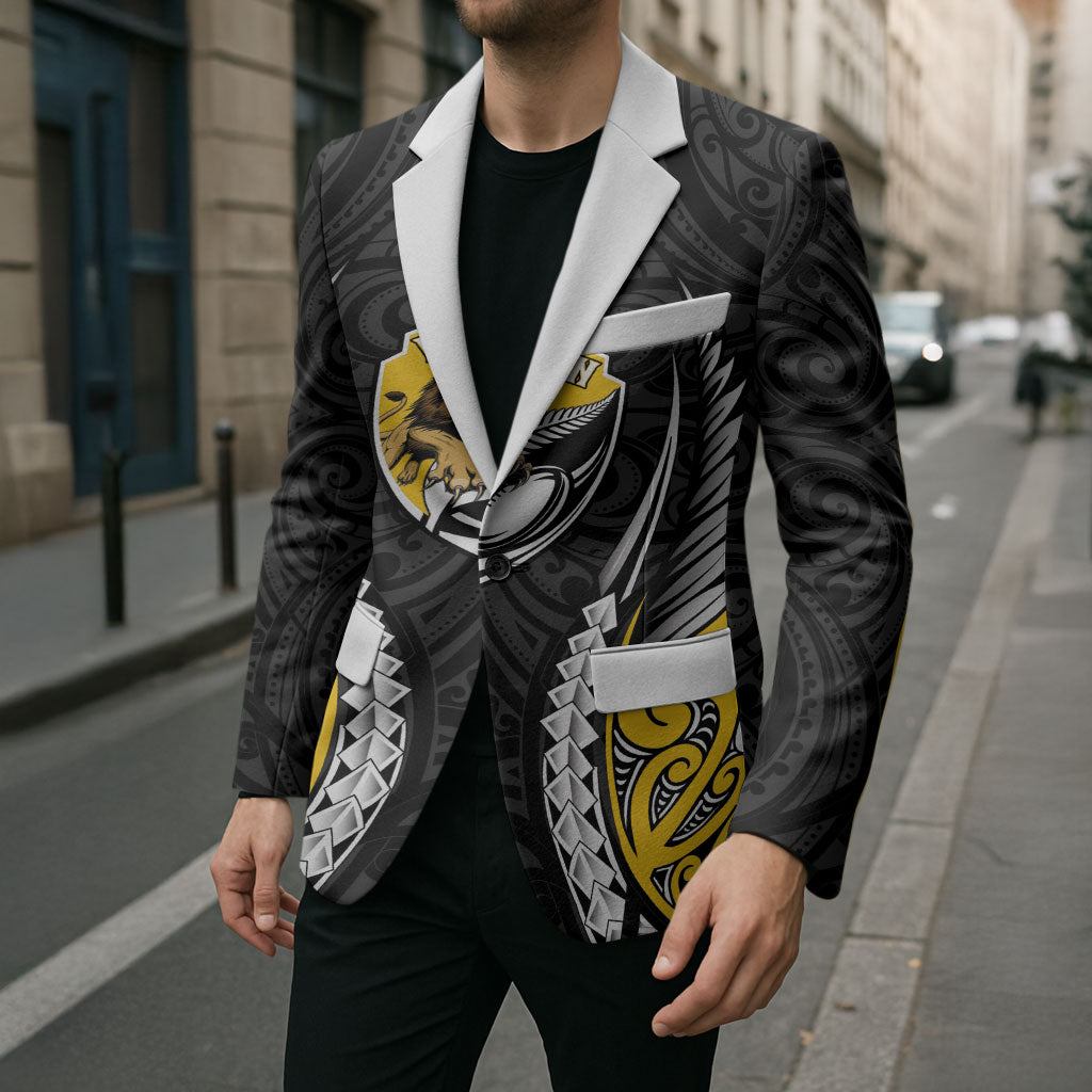 Wellington 2026 Rugby Custom Blazer NZ Maori Silver Fern