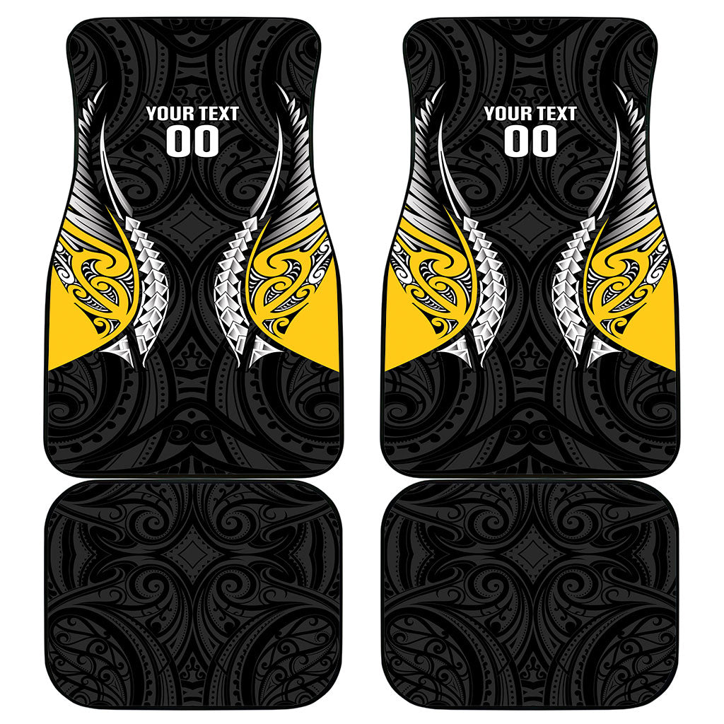 Wellington 2026 Rugby Custom Car Mats NZ Maori Silver Fern