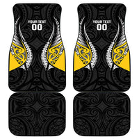 Wellington 2026 Rugby Custom Car Mats NZ Maori Silver Fern