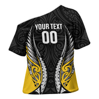 Wellington 2026 Rugby Custom Cross Shoulder Shirt NZ Maori Silver Fern