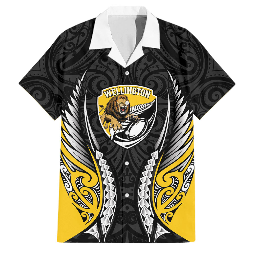 Wellington 2026 Rugby Custom Family Matching Off Shoulder Maxi Dress and Hawaiian Shirt NZ Maori Silver Fern