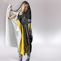 Wellington 2026 Rugby Custom Hooded Blanket NZ Maori Silver Fern