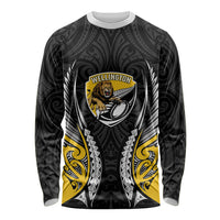 Wellington 2026 Rugby Custom Long Sleeve Shirt NZ Maori Silver Fern