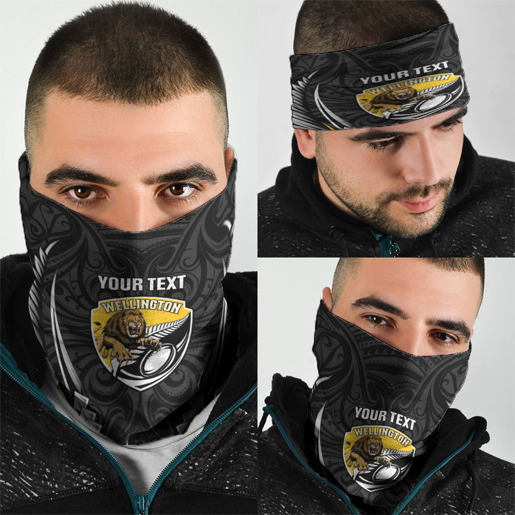 Wellington 2026 Rugby Custom Neck Gaiter NZ Maori Silver Fern