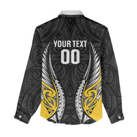 Wellington 2026 Rugby Custom Women Casual Shirt NZ Maori Silver Fern