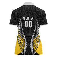 Wellington 2026 Rugby Custom Women Polo Shirt NZ Maori Silver Fern