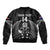 Custom New Zealand Aotearoa Rugby Bomber Jacket NZ Tiki With Maori Fern World Cup Black Version LT14 - Polynesian Pride