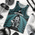 New Zealand Aotearoa Rugby Men Tank Top NZ Tiki With Maori Fern World Cup Turquoise Version LT14 Turquoise - Polynesian Pride