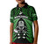 New Zealand Aotearoa Rugby Kid Polo Shirt NZ Tiki With Maori Fern World Cup Green Version LT14 Kid Green - Polynesian Pride