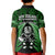 New Zealand Aotearoa Rugby Kid Polo Shirt NZ Tiki With Maori Fern World Cup Green Version LT14 - Polynesian Pride