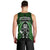 New Zealand Aotearoa Rugby Men Tank Top NZ Tiki With Maori Fern World Cup Green Version LT14 - Polynesian Pride