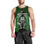 New Zealand Aotearoa Rugby Men Tank Top NZ Tiki With Maori Fern World Cup Green Version LT14 - Polynesian Pride