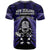 New Zealand Aotearoa Rugby T Shirt NZ Tiki With Maori Fern World Cup Blue Version LT14 - Polynesian Pride