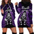 New Zealand Aotearoa Rugby Hoodie Dress NZ Tiki With Maori Fern World Cup Purple Version LT14 - Polynesian Pride