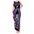 New Zealand Aotearoa Rugby Tank Maxi Dress NZ Tiki With Maori Fern World Cup Purple Version LT14 Women Purple - Polynesian Pride