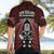 New Zealand Aotearoa Rugby Hawaiian Shirt NZ Tiki With Maori Fern World Cup Red Version LT14 - Polynesian Pride