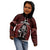 New Zealand Aotearoa Rugby Kid Hoodie NZ Tiki With Maori Fern World Cup Red Version LT14 - Polynesian Pride