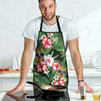 Pineapple Skull Aloha Hawaii Apron Summer Vibes Tropical Seamless Pattern LT14 - Polynesian Pride