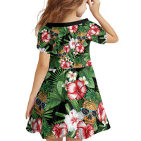 Pineapple Skull Aloha Hawaii Family Matching Puletasi and Hawaiian Shirt Summer Vibes Tropical Seamless Pattern LT14 - Polynesian Pride