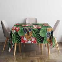 Pineapple Skull Aloha Hawaii Tablecloth Summer Vibes Tropical Seamless Pattern LT14 - Polynesian Pride
