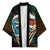 Aloha Hawaii Surfing Skull Kimono Shaka Skeleton Ride The Waves - Polynesian Pride