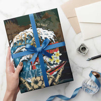 Aloha Hawaii Surfing Skull Wrapping Paper Shaka Skeleton Ride The Waves LT14 - Polynesian Pride