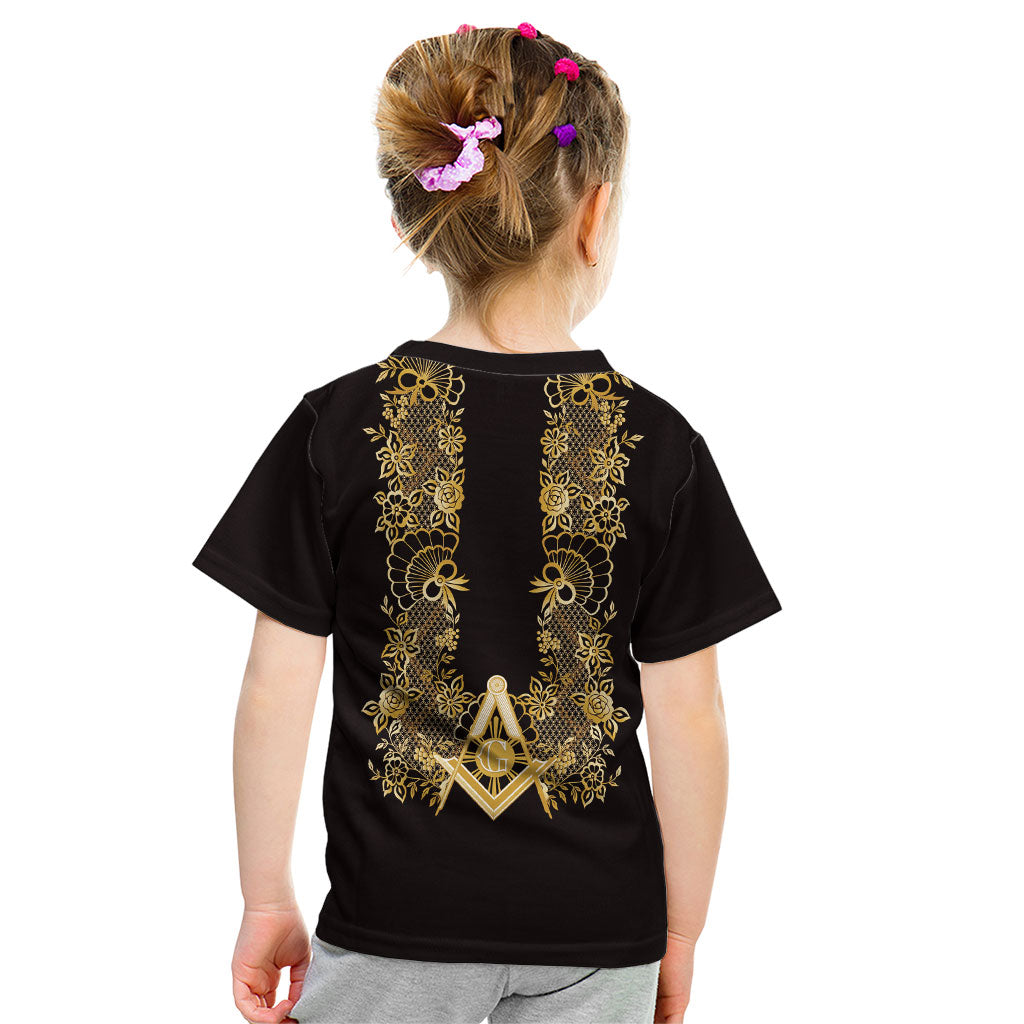Personalised Filipino Freemasonry Kid T Shirt Masonic Barong Tagalog Inspired Ivory White LT14 - Polynesian Pride