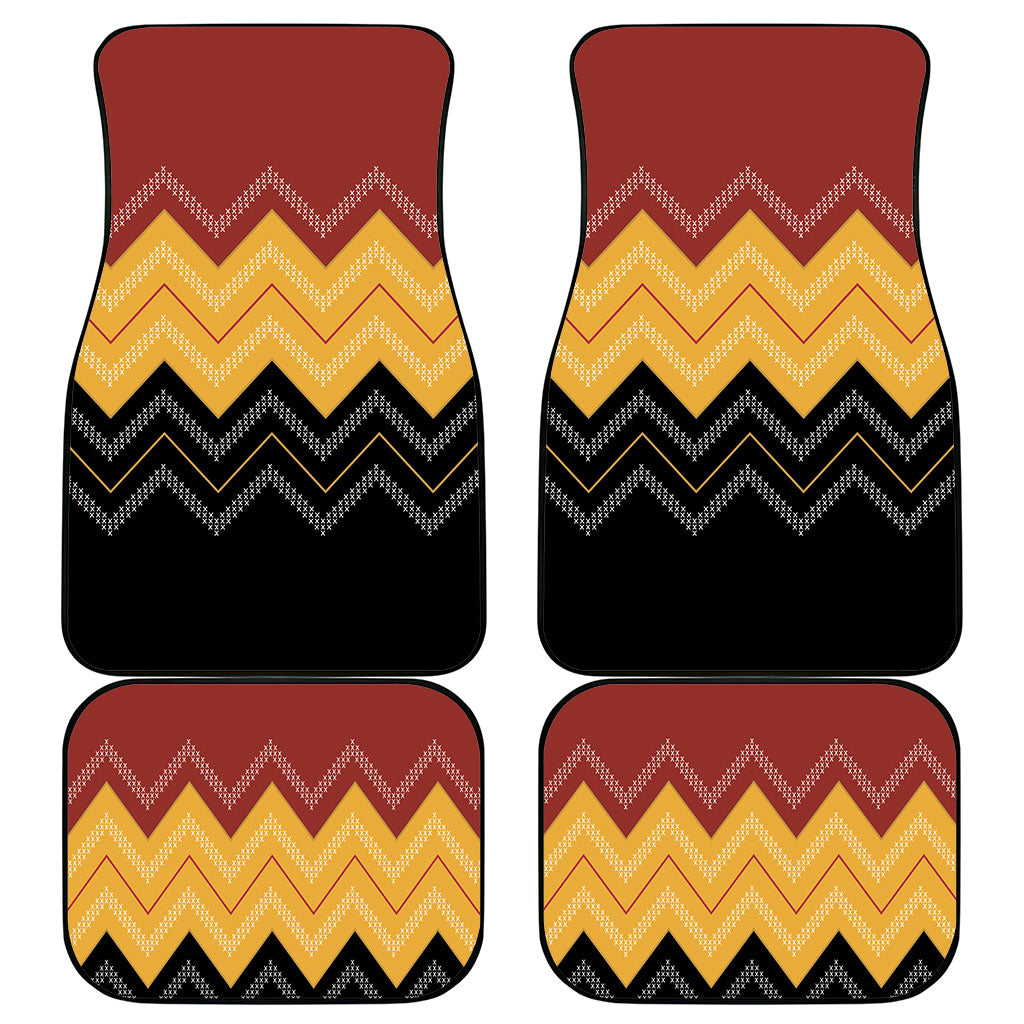 Kaokao Maori Tukutuku Inspired New Zealand Car Mats