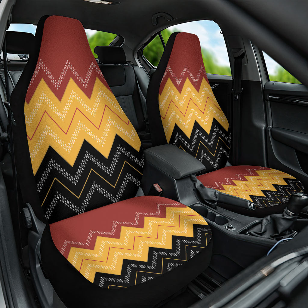 Kaokao Maori Tukutuku Inspired New Zealand Car Seat Cover LT14 One Size Multicolor - Polynesian Pride