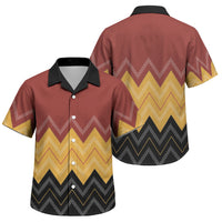 Kaokao Maori Tukutuku Inspired New Zealand Family Matching Off Shoulder Maxi Dress and Hawaiian Shirt LT14 Son's Shirt Multicolor - Polynesian Pride