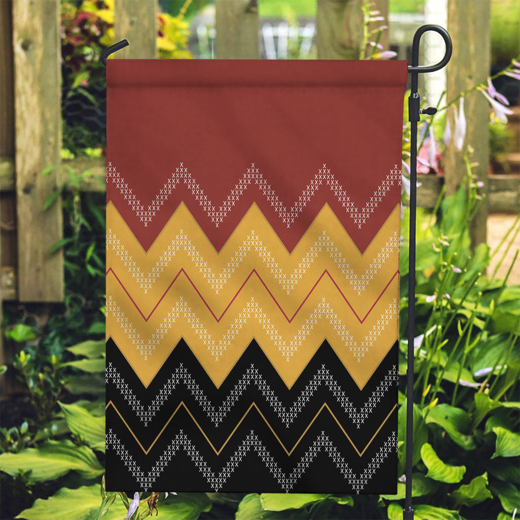 Kaokao Maori Tukutuku Inspired New Zealand Garden Flag