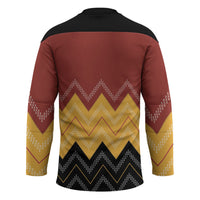 Kaokao Maori Tukutuku Inspired New Zealand Hockey Jersey