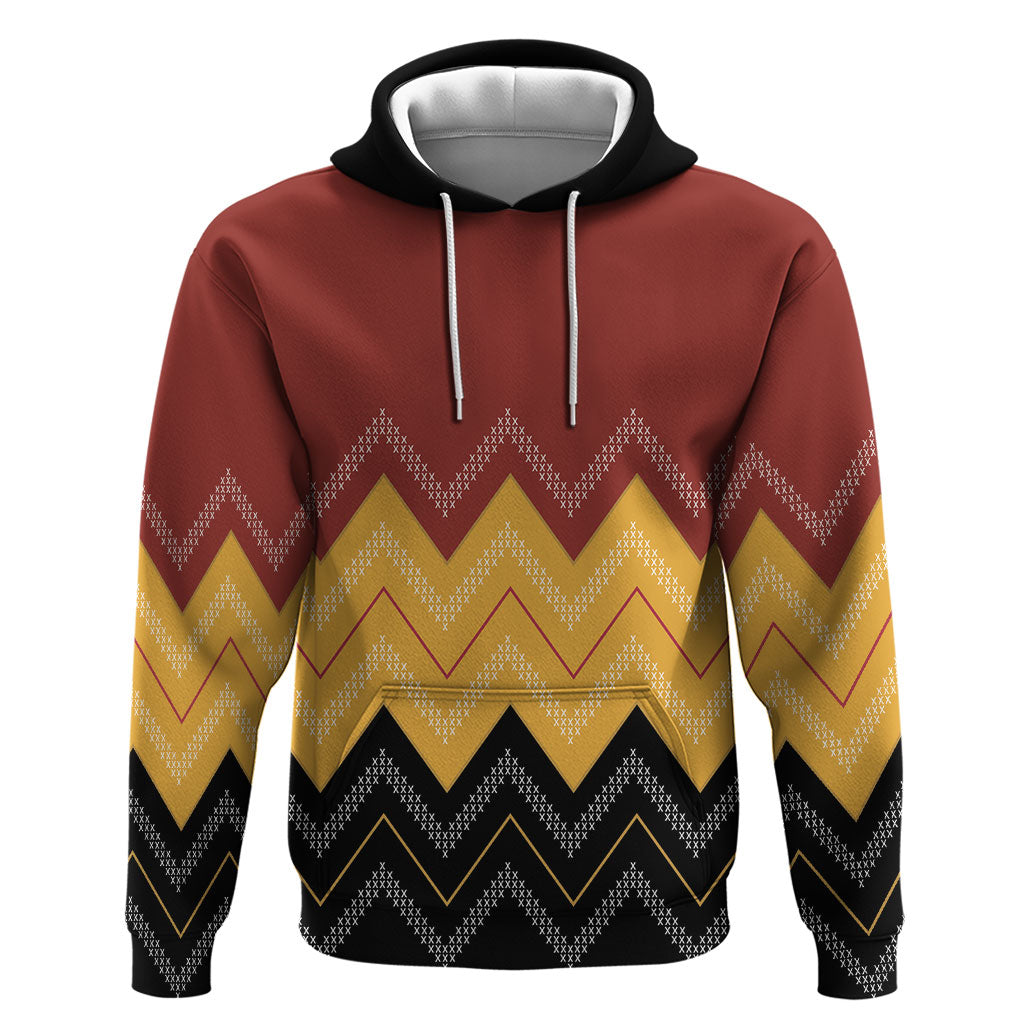 Kaokao Maori Tukutuku Inspired New Zealand Hoodie