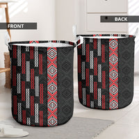 Roimata Toroa Maori Taniko Inspired New Zealand Laundry Basket LT14 - Polynesian Pride