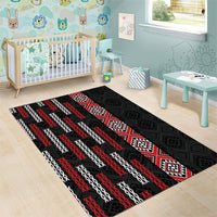 Roimata Toroa Maori Taniko Inspired New Zealand Area Rug LT14 - Polynesian Pride