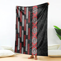 Roimata Toroa Maori Taniko Inspired New Zealand Blanket LT14 - Polynesian Pride