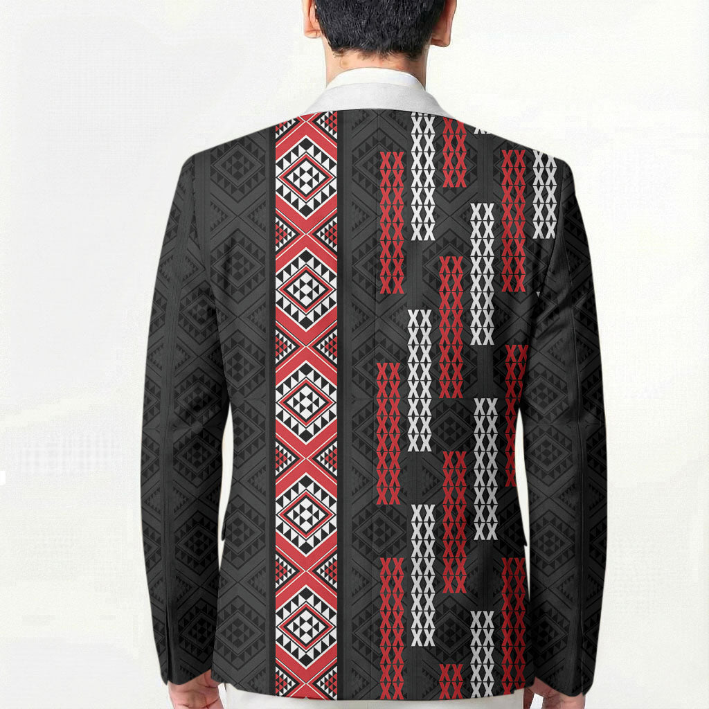 Roimata Toroa Maori Taniko Inspired New Zealand Blazer LT14 - Polynesian Pride