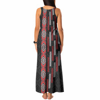 Roimata Toroa Maori Taniko Inspired New Zealand Tank Maxi Dress LT14 - Polynesian Pride