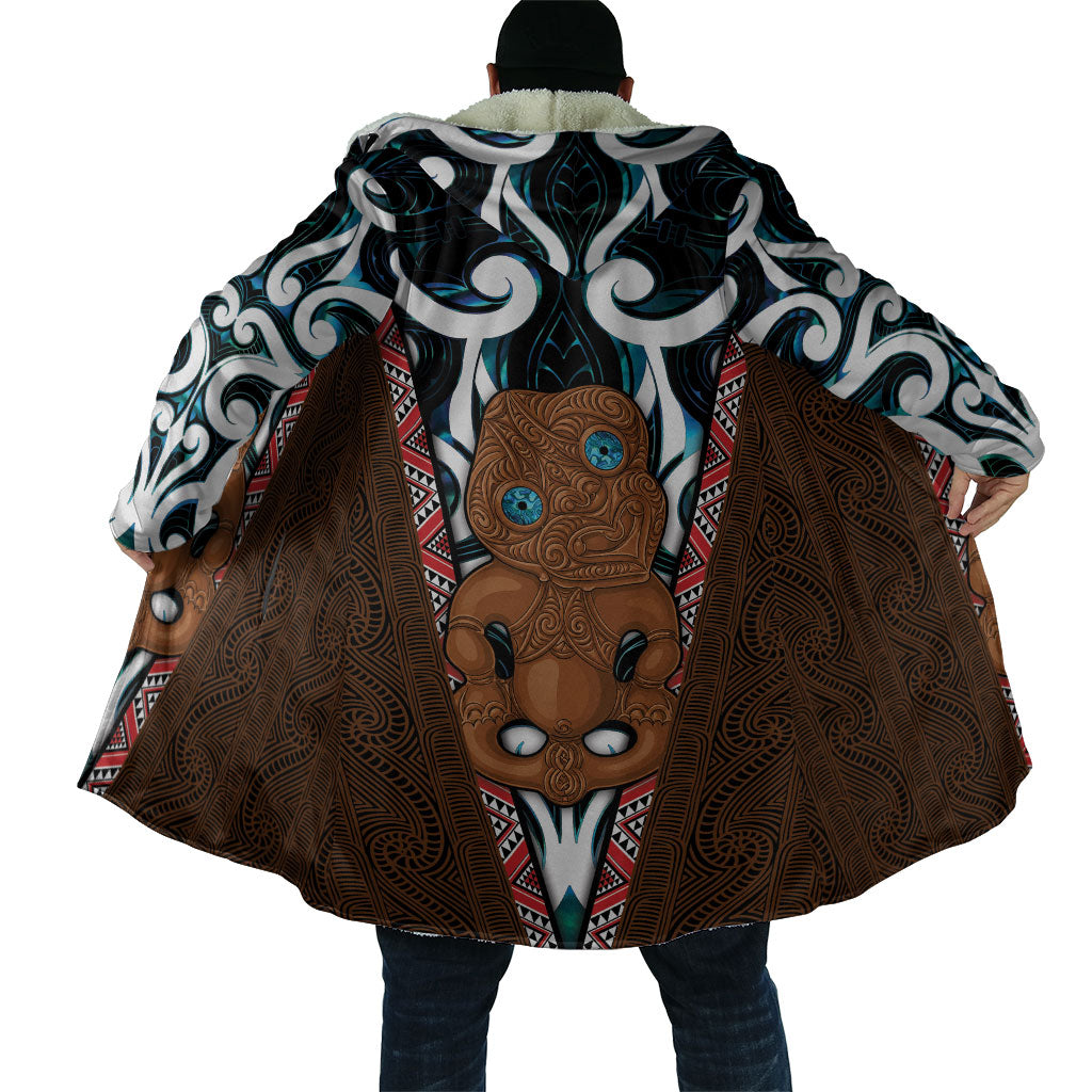New Zealand Whakairo Cloak Tiki Maori Carving Taniko Motifs LT14 - Polynesian Pride