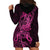 Polynesia Breast Cancer Awareness Hoodie Dress No One Fights Alone Pink Ribbon With Butterfly LT14 - Polynesian Pride