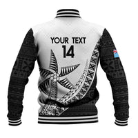 Custom Fiji Rugby Baseball Jacket Go Champions Fijian Tapa Cloth LT14 - Polynesian Pride