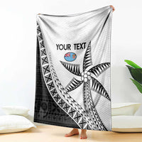 Custom Fiji Rugby Blanket Go Champions Fijian Tapa Cloth LT14 - Polynesian Pride